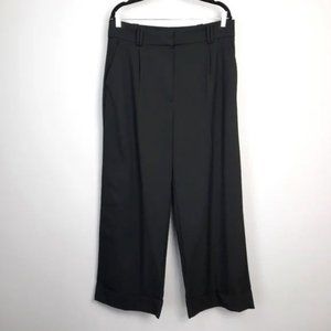 Zara Black High Waisted Wide Leg Pants size XL